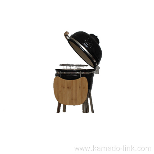 Double Grill Pan Kamado BBQ Charcoal Grill